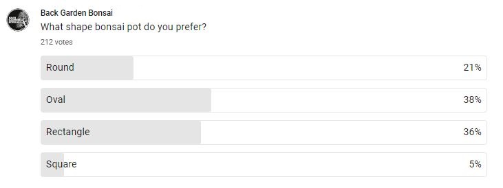 What Shape Bonsai Pots Can You Get? 2 whatr shape bonsai pot do you prefer