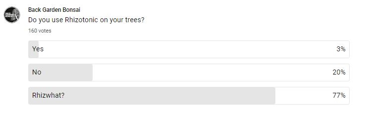 Using Rhizotonic On Your Bonsai 1 do you use rhizotonic on your trees